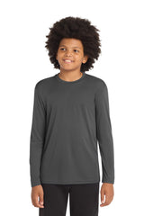 Sport-Tek ®  Youth Long Sleeve PosiCharge ®  Competitor™ Tee. YST350LS - Sport-Tek YST350LS