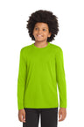Sport-Tek ®  Youth Long Sleeve PosiCharge ®  Competitor™ Tee. YST350LS - Sport-Tek YST350LS
