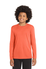 Sport-Tek ®  Youth Long Sleeve PosiCharge ®  Competitor™ Tee. YST350LS - Sport-Tek YST350LS