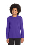 Sport-Tek ®  Youth Long Sleeve PosiCharge ®  Competitor™ Tee. YST350LS - Sport-Tek YST350LS