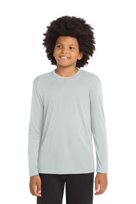 Sport-Tek ®  Youth Long Sleeve PosiCharge ®  Competitor™ Tee. YST350LS - Sport-Tek YST350LS