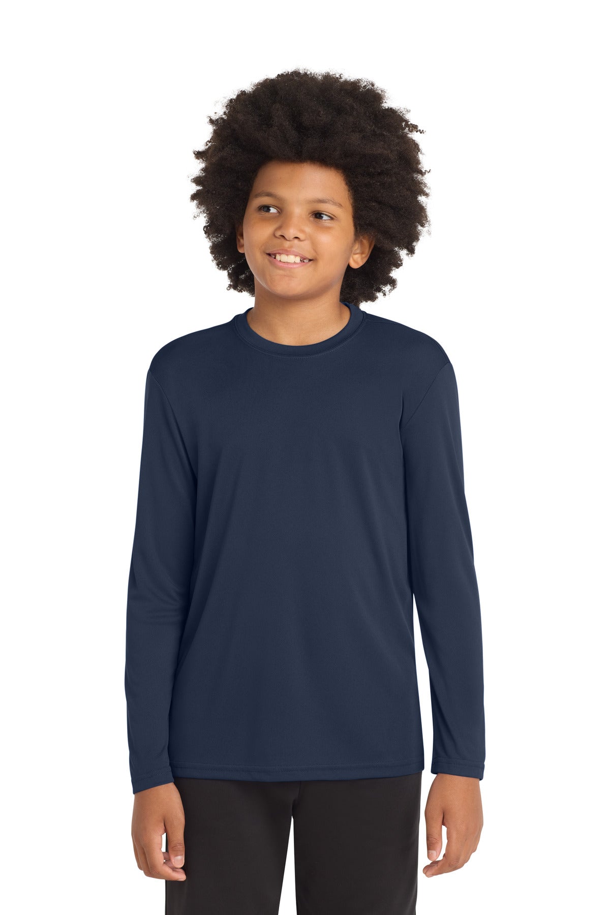 Sport-Tek ®  Youth Long Sleeve PosiCharge ®  Competitor™ Tee. YST350LS - Sport-Tek YST350LS