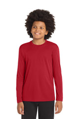 Sport-Tek ®  Youth Long Sleeve PosiCharge ®  Competitor™ Tee. YST350LS - Sport-Tek YST350LS