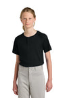 Sport-Tek YST359 Youth PosiCharge Competitor 2-Button Henley