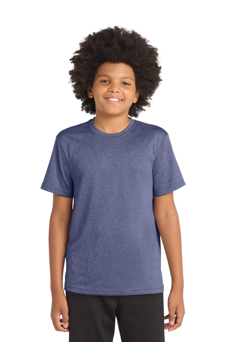 Sport-Tek YST360 Youth Heather Contender Tee