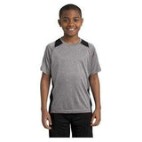 Youth Heather Colorblock Contender Tee DRI-EQUIP