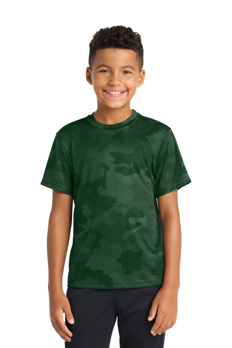 Sport-Tek ®  Youth CamoHex Tee. YST370 - Sport-Tek YST370