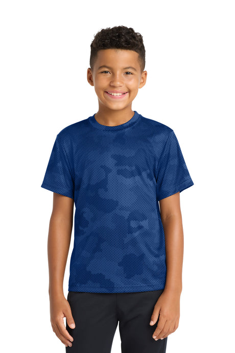 Sport-Tek ®  Youth CamoHex Tee. YST370 - Sport-Tek YST370