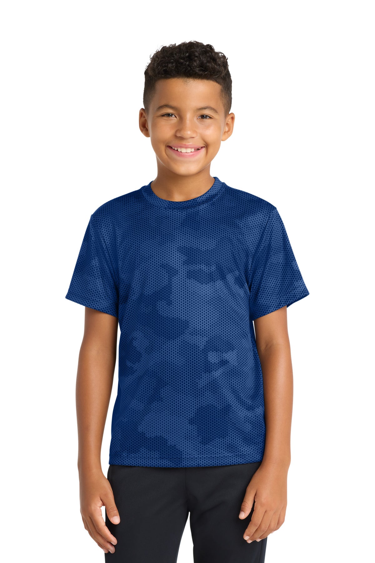 Sport-Tek ®  Youth CamoHex Tee. YST370 - Sport-Tek YST370