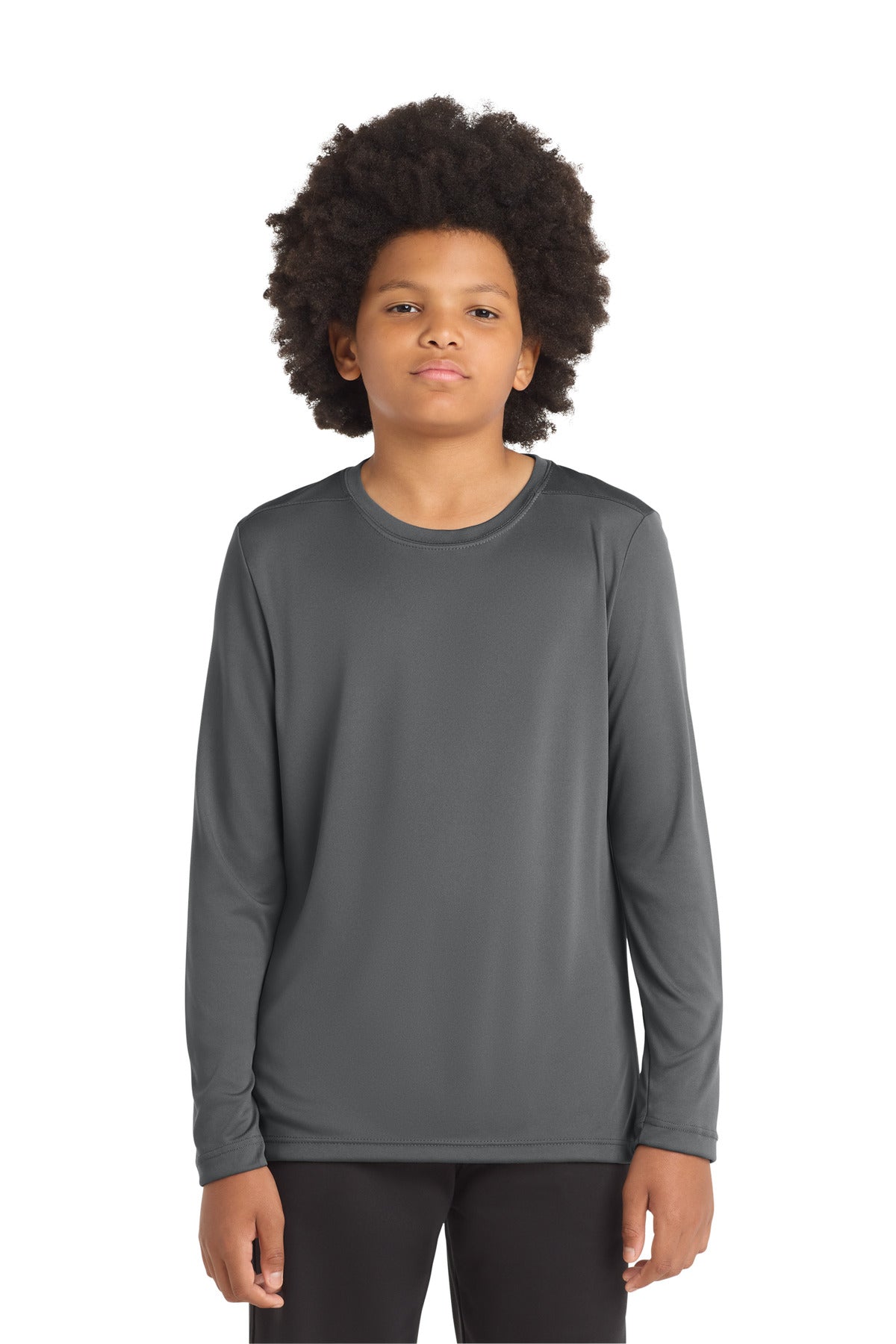 Sport-Tek  ®  Youth Posi-UV ®  Pro Long Sleeve Tee. YST420LS - Sport-Tek YST420LS