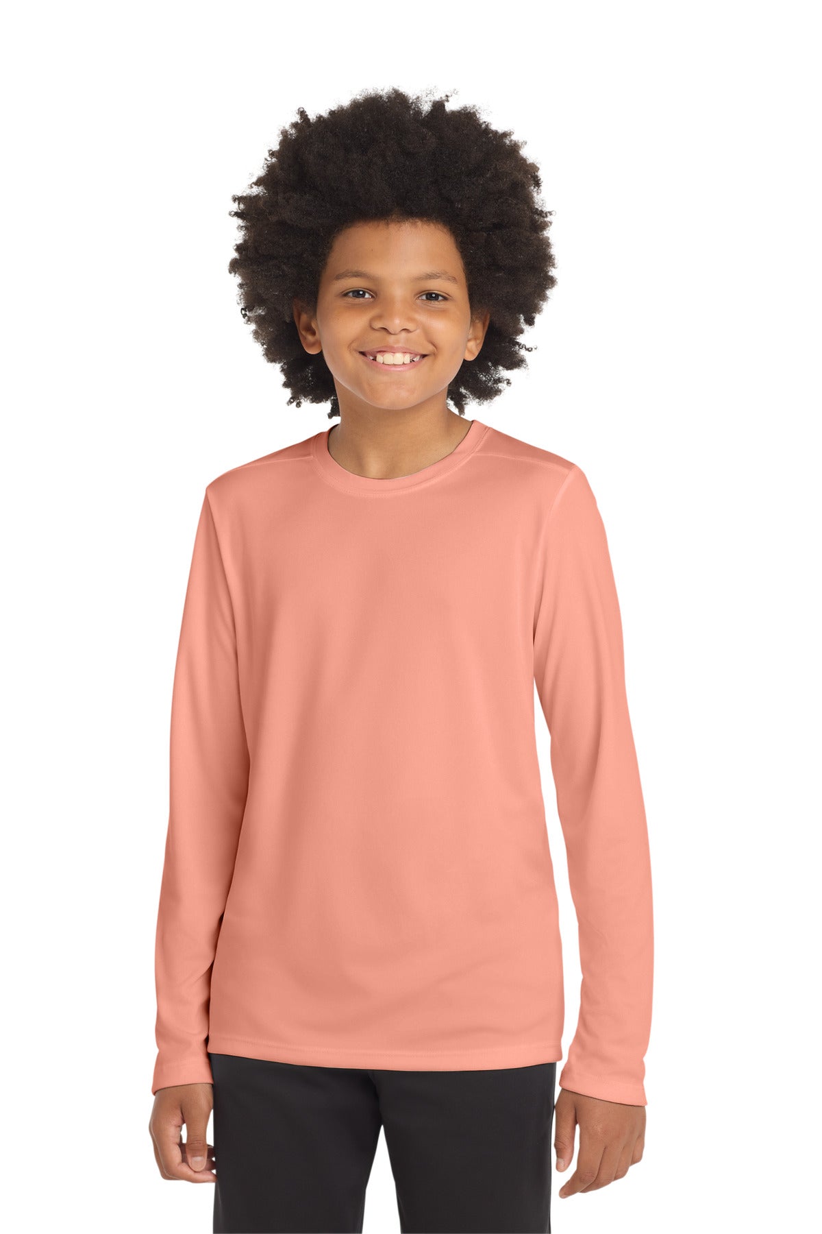 Sport-Tek  ®  Youth Posi-UV ®  Pro Long Sleeve Tee. YST420LS - Sport-Tek YST420LS