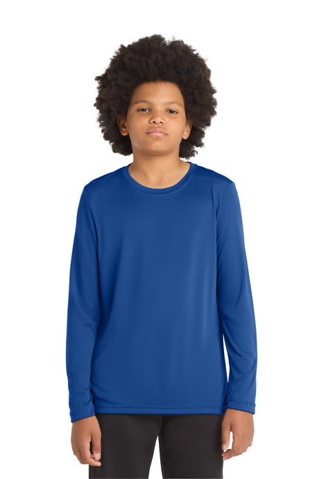 Sport-Tek  ®  Youth Posi-UV ®  Pro Long Sleeve Tee. YST420LS - Sport-Tek YST420LS