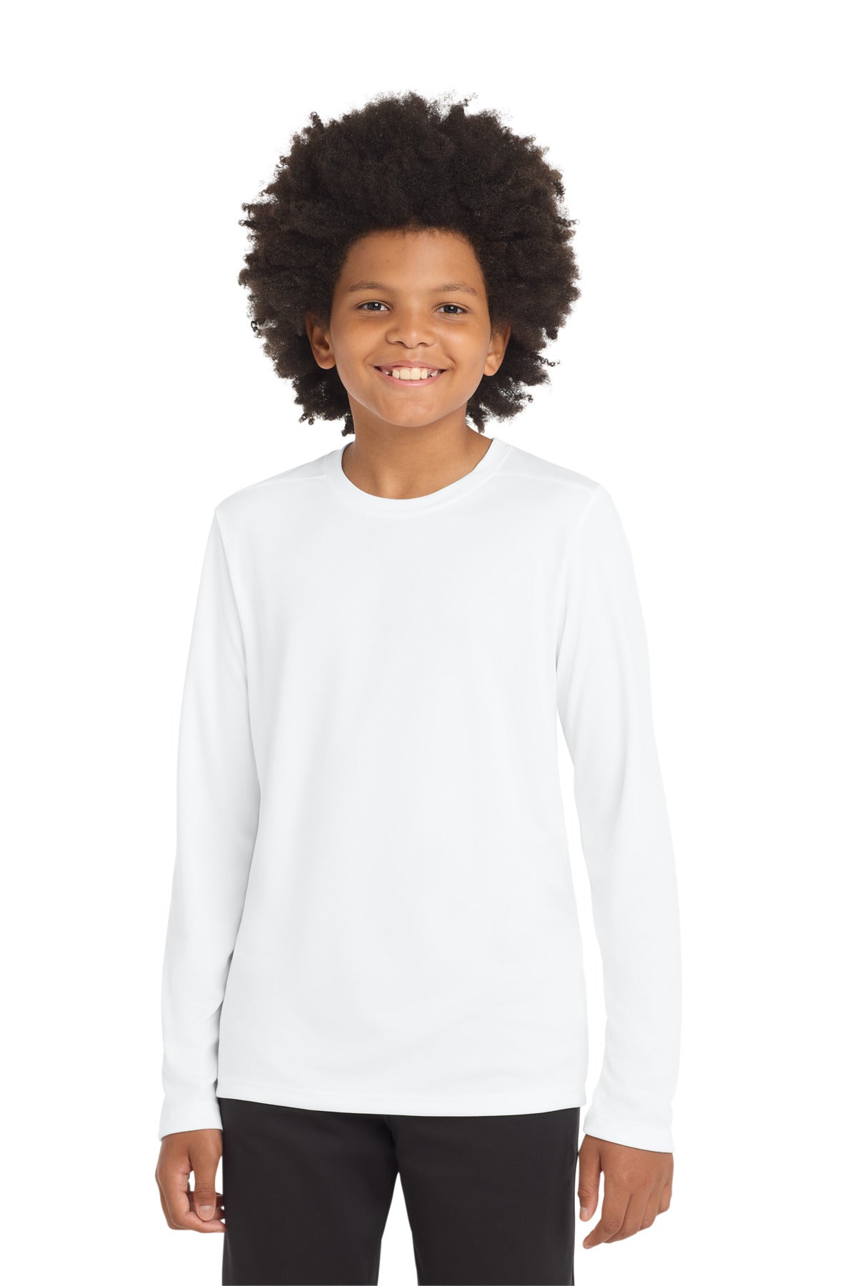 Sport-Tek  ®  Youth Posi-UV ®  Pro Long Sleeve Tee. YST420LS - Sport-Tek YST420LS