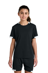 Sport-Tek YST440 Youth Club Short Sleeve Crew