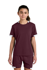 Sport-Tek YST440 Youth Club Short Sleeve Crew