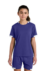 Sport-Tek YST440 Youth Club Short Sleeve Crew
