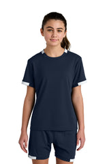 Sport-Tek YST440 Youth Club Short Sleeve Crew