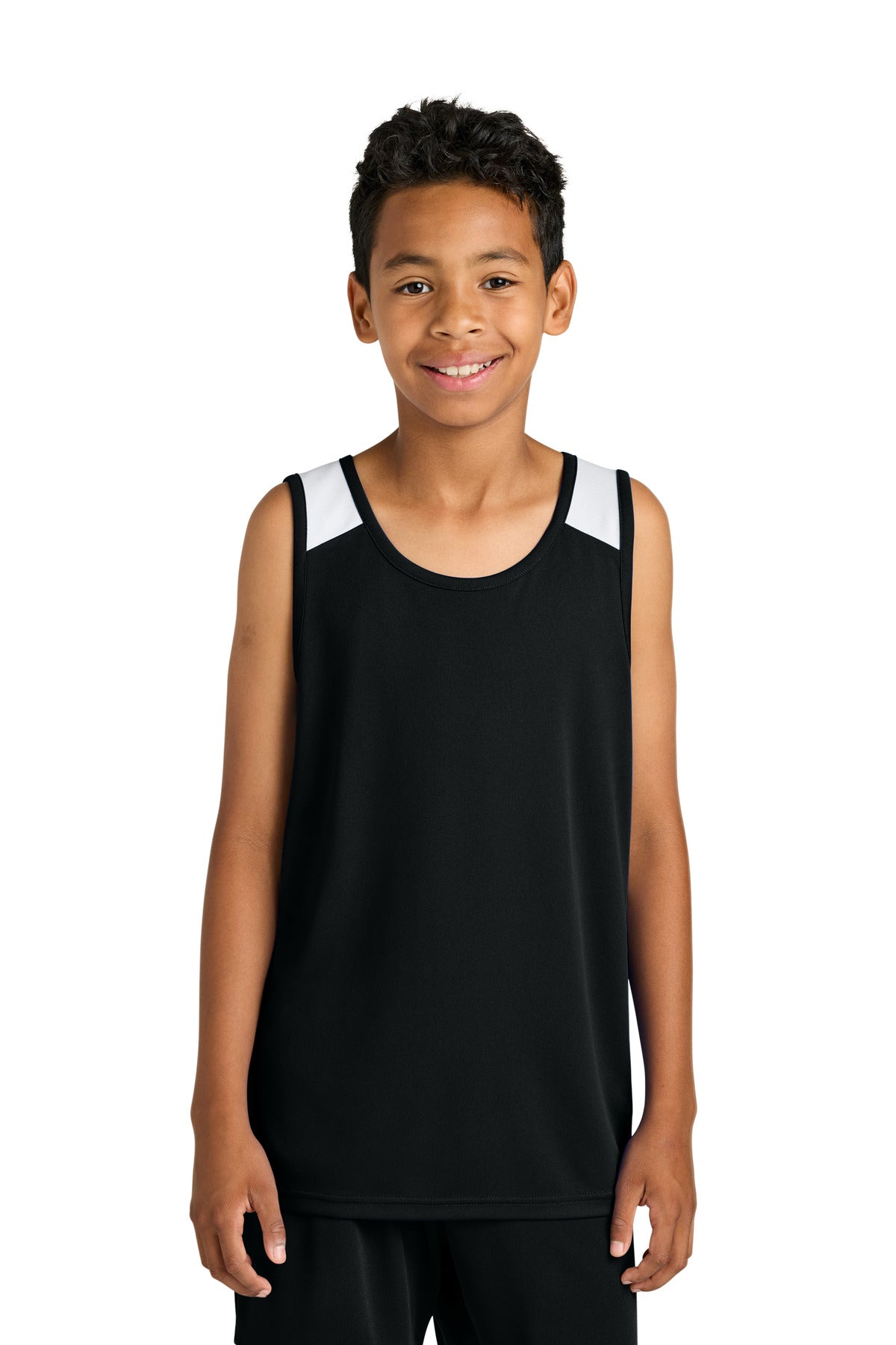 Sport-Tek YST446 Youth Club Track Tank