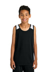Sport-Tek YST446 Youth Club Track Tank