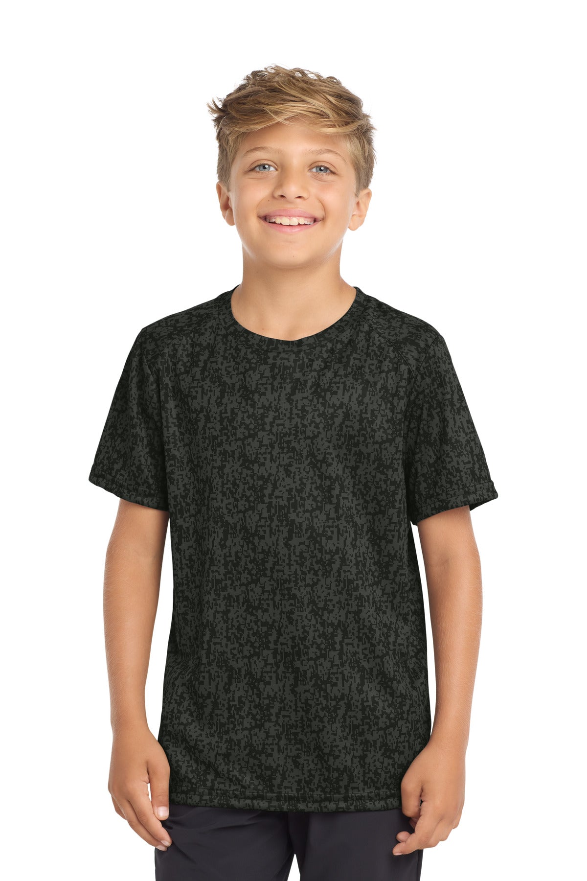 Sport-Tek YST460 Youth Digi Camo Tee Wholesale Performance Youth Apparel