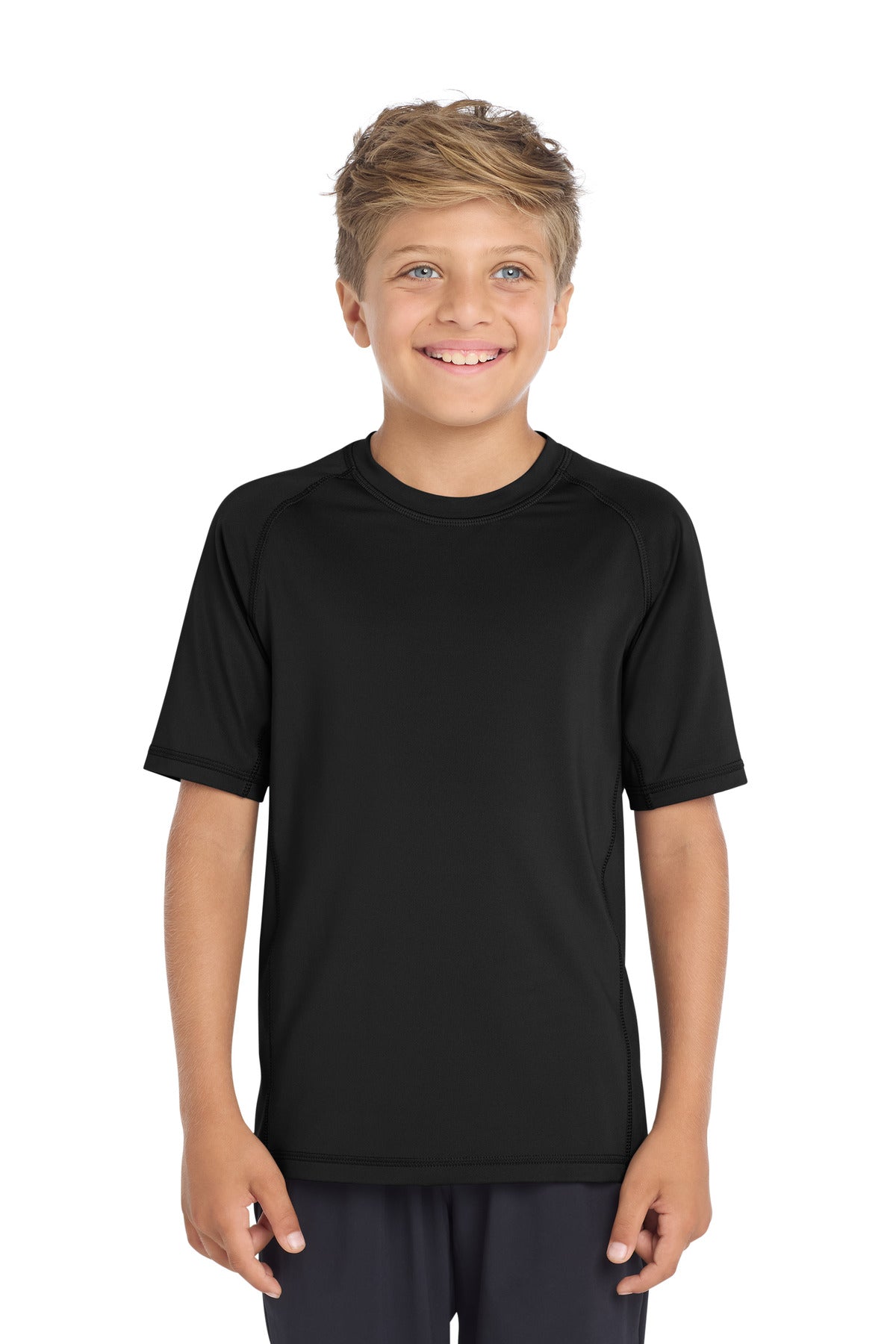 Sport-Tek  ®  Youth Rashguard Tee. YST470 - Sport-Tek YST470