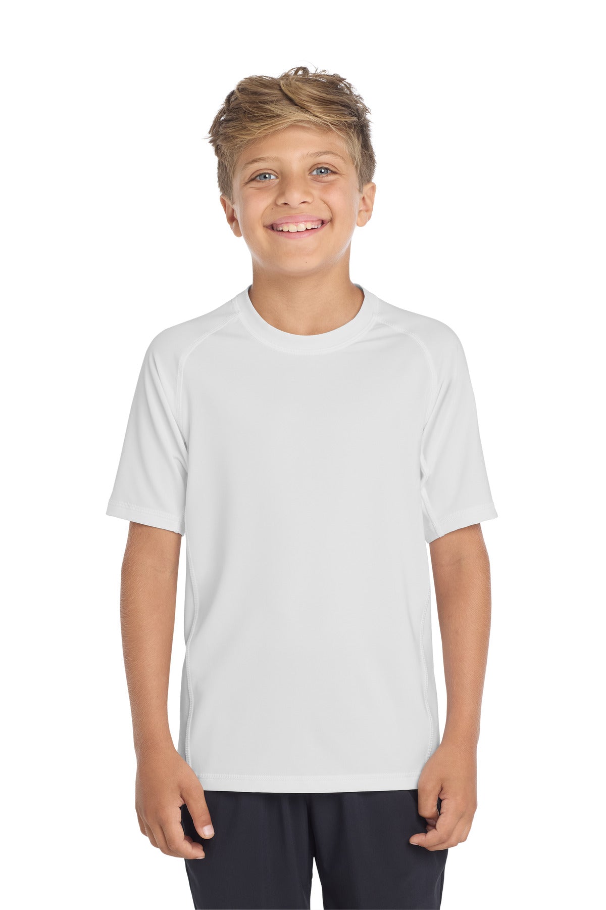 Sport-Tek  ®  Youth Rashguard Tee. YST470 - Sport-Tek YST470