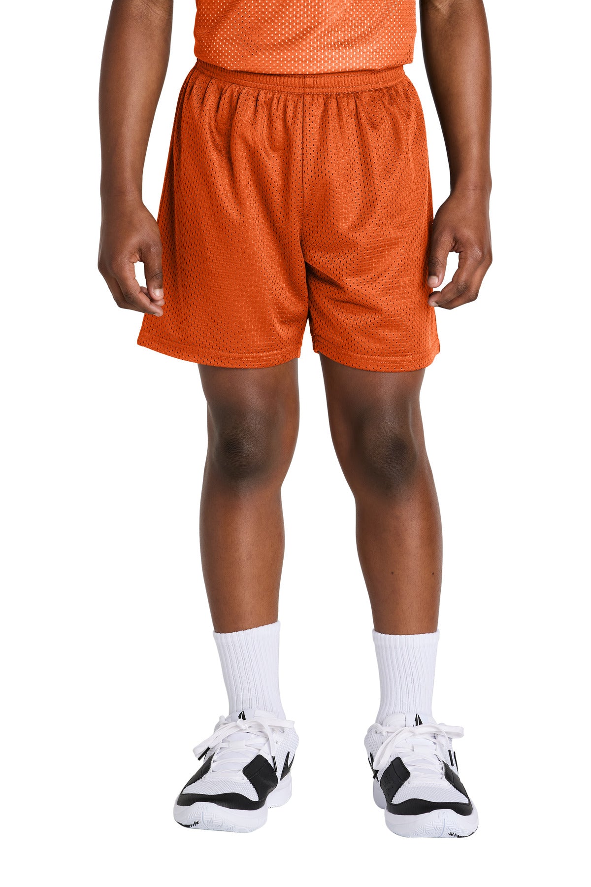 Sport-Tek ®  Youth PosiCharge ®  Mesh 5' Short YST5100 - Sport-Tek YST5100