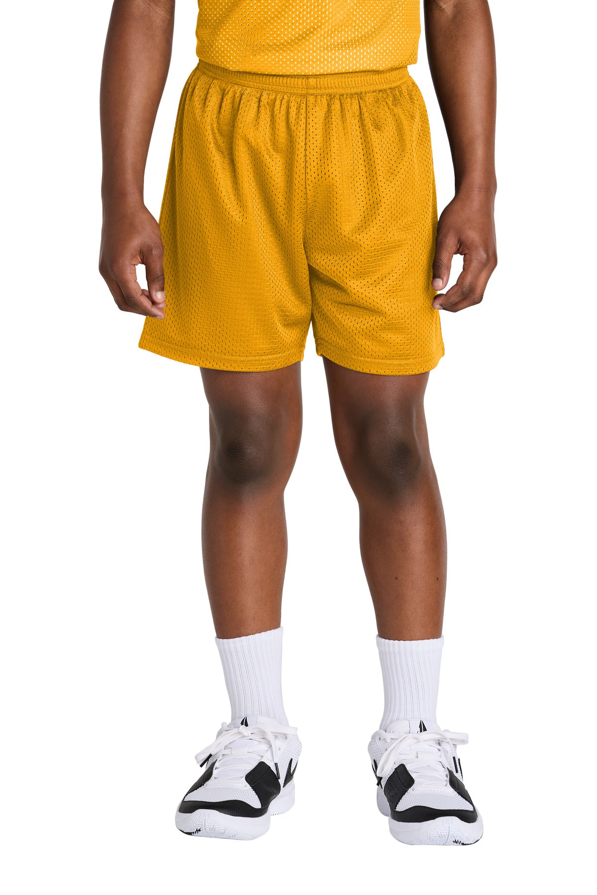 Sport-Tek ®  Youth PosiCharge ®  Mesh 5' Short YST5100 - Sport-Tek YST5100