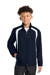 Sport-Tek ®  Youth Colorblock Raglan Jacket. YST60 - Sport-Tek YST60