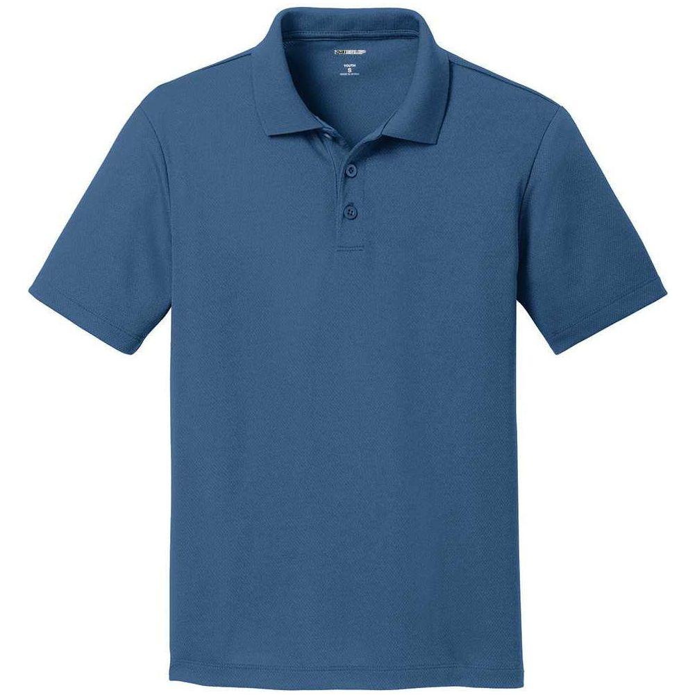 DRIEQUIP Youth Racer Mesh Polo DRI-EQUIP Youth Apparel