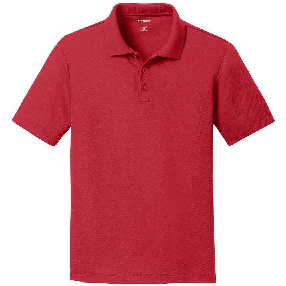 DRIEQUIP Youth Racer Mesh Polo DRI-EQUIP Youth Apparel