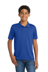 Sport-Tek YST640 Youth PosiCharge RacerMesh Polo