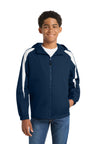 Sport-Tek YST81 Youth Fleece-Lined Colorblock Jacket