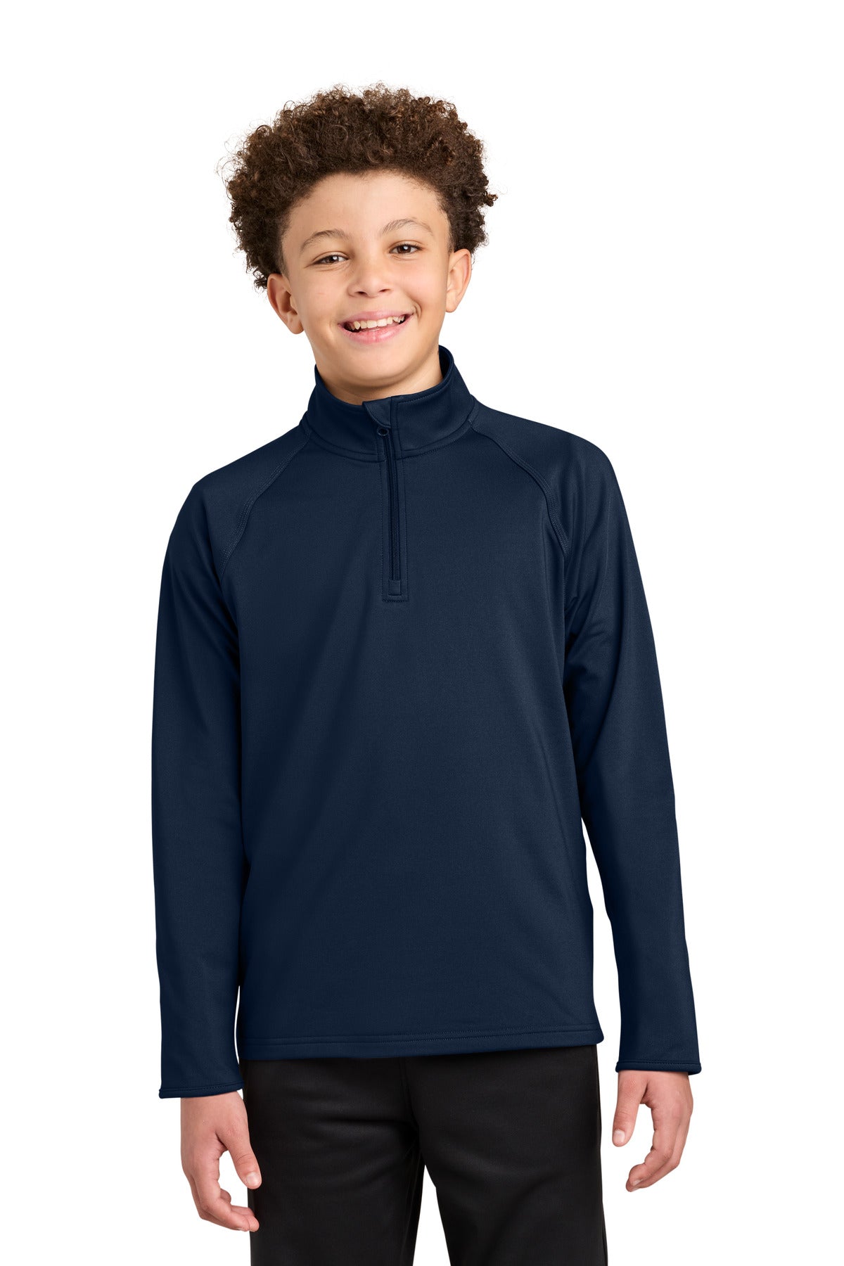 Sport-Tek YST850 Youth Sport-Wick Stretch 1/4-Zip Pullover