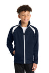 Sport-Tek ®  Youth Tricot Track Jacket. YST90 - Sport-Tek YST90