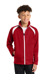 Sport-Tek YST90 Youth Tricot Track Jacket