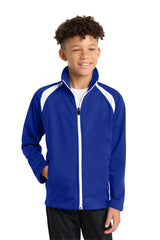 Sport-Tek ®  Youth Tricot Track Jacket. YST90 - Sport-Tek YST90