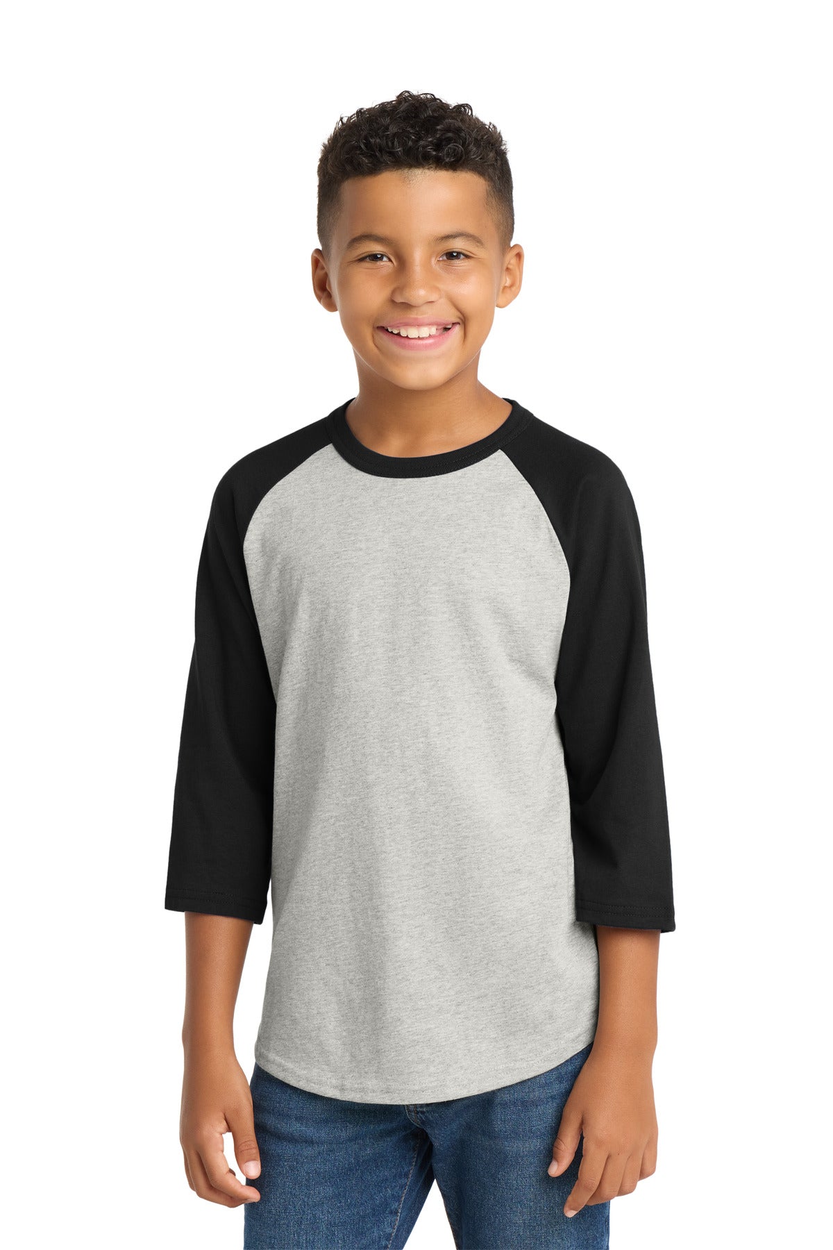 Sport-Tek YT200 Youth Colorblock Raglan Jersey