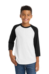 Sport-Tek ®  Youth Colorblock Raglan Jersey.  YT200 - Sport-Tek YT200