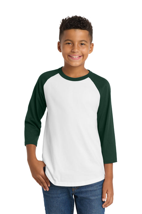 Sport-Tek ®  Youth Colorblock Raglan Jersey.  YT200 - Sport-Tek YT200