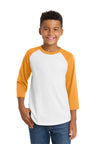 Sport-Tek ®  Youth Colorblock Raglan Jersey.  YT200 - Sport-Tek YT200