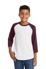 Sport-Tek YT200 Youth Colorblock Raglan Jersey