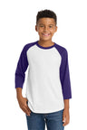 Sport-Tek ®  Youth Colorblock Raglan Jersey.  YT200 - Sport-Tek YT200