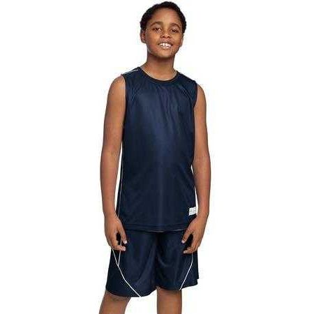 Youth PosiCharge Mesh Reversible Sleeveless Tee DRI-EQUIP Youth Apparel