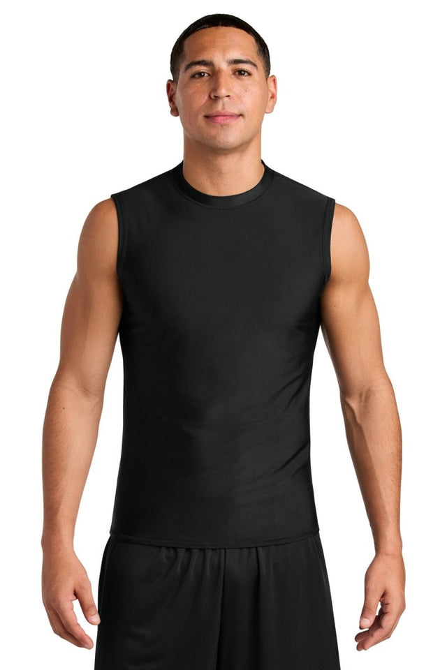 A4 Compression Muscle Tee A4N2306 - A4 A4N2306 Black S Short Sleeve T-Shirts