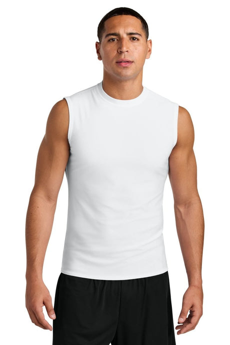 A4 Compression Muscle Tee A4N2306 - A4 A4N2306 White S Short Sleeve T-Shirts