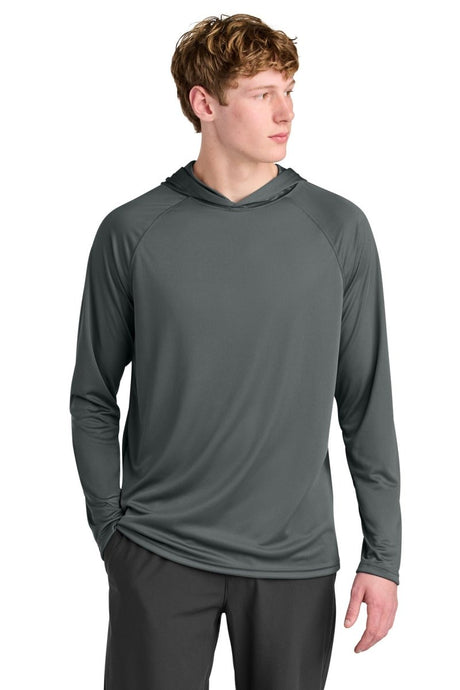 A4 Cooling Performance Long Sleeve Hooded Tee A4N3409 - A4 A4N3409 Graphite S Short Sleeve T-Shirts