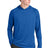A4 Cooling Performance Long Sleeve Hooded Tee A4N3409 - A4 A4N3409 Royal S Short Sleeve T-Shirts