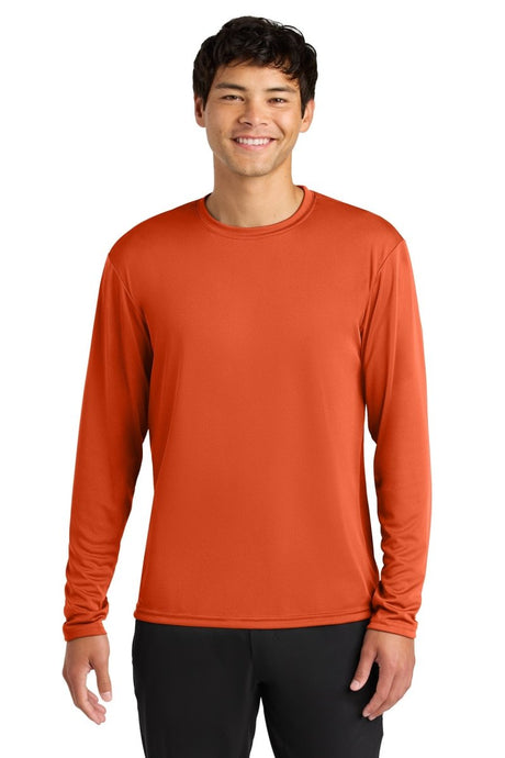 A4 Cooling Performance Long Sleeve Tee A4N3165 - A4 A4N3165 Athletic Orange XS Long Sleeve T-Shirts