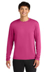 A4 Cooling Performance Long Sleeve Tee A4N3165 - A4 A4N3165 Fuchsia XS Long Sleeve T-Shirts